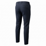 Lardini Trousers – Navy Micro-Pattern