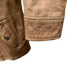 D'Amico Genuine Leather Jacket - Burnt Brown