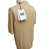 Maglia girocollo Alpha Studio in cotone beige - Taglia 50