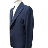 Giacca Manuel Ritz Blu Micro Trama - Taglia 52