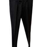 Lardini Sartorial Suit - Black Fresco Wool size 50