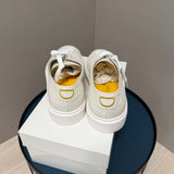 Doucal's Sneakers – Cream Hammered Leather