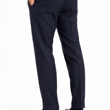 Pantalone Sartoriale Uomo Lardini in Lana Blu Navy – Made in Italy