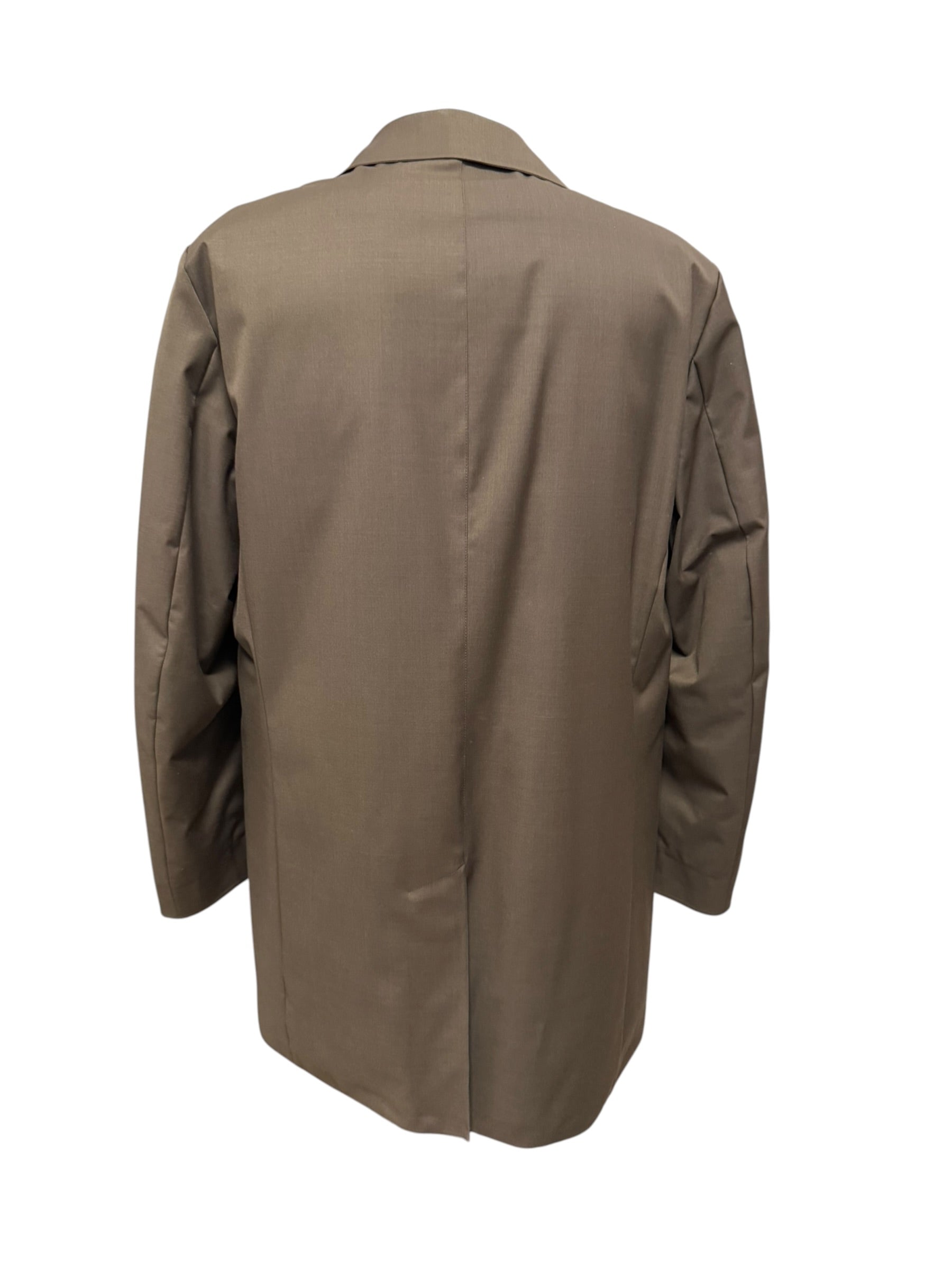 Montecore – Soprabito Trench Imbottito in Piuma con Tessuto Tecnico – Cachi / Marrone Chiaro, immagine 7