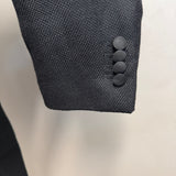 Giacca Lardini in 100% Lino con Rever a Lancia - Nero - Taglia 50