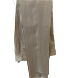 Abito Lardini Doppiopetto Beige in Lino e Seta - Taglia 50