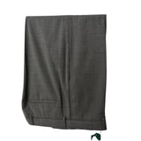 Berwich – Pantalone Sartoriale Chiaia in Misto Lana con Risvolto – Grigio Scuro