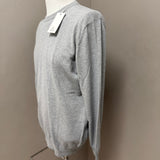 Kangra Crew Neck Pullover - 100% Cotton (Pearl Grey)