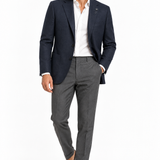 Giacca Uomo Lardini Iconic Drop 7 Blu Navy in Cashmere e Seta