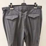 Pantalone Lardini Cargo Sartoriale – Lana Stretch Antracite