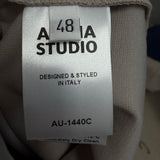 T-Shirt Alpha Studio Interlock – Beige Stone taglia 48 over veste anche 50