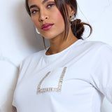 Jewel pocket T-shirt