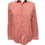 Camicia Uomo Sonrisa Fior di Cotone a Fantasia Floreale – Rosso Corallo, immagine 3