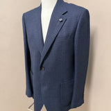 Lardini Sartoriale Jacket - Blue Micro-Texture