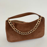 Borsa Hobo Liliane in Pelle Scamosciata