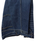 Lardini Jeans Cinque Tasche Sartoriale in Denim Blu Medio con Piega