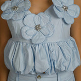 Sky Blue Flower Set