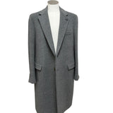 Cappotto Lardini in Lana e Cashmere Grigio Melange, immagine 9