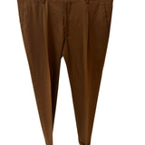 Pantaloni Briglia 1949 Modello Tiberios - Lana Vergine - Marrone - Taglia 54