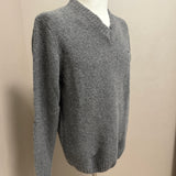 Harmont & Blaine – Maglione Scollo a V in Misto Lana e Cashmere – Grigio Melange