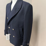 Cappotto Uomo Doppiopetto Blu Navy con Bottoni Gioiello – Stilosophy Ernest