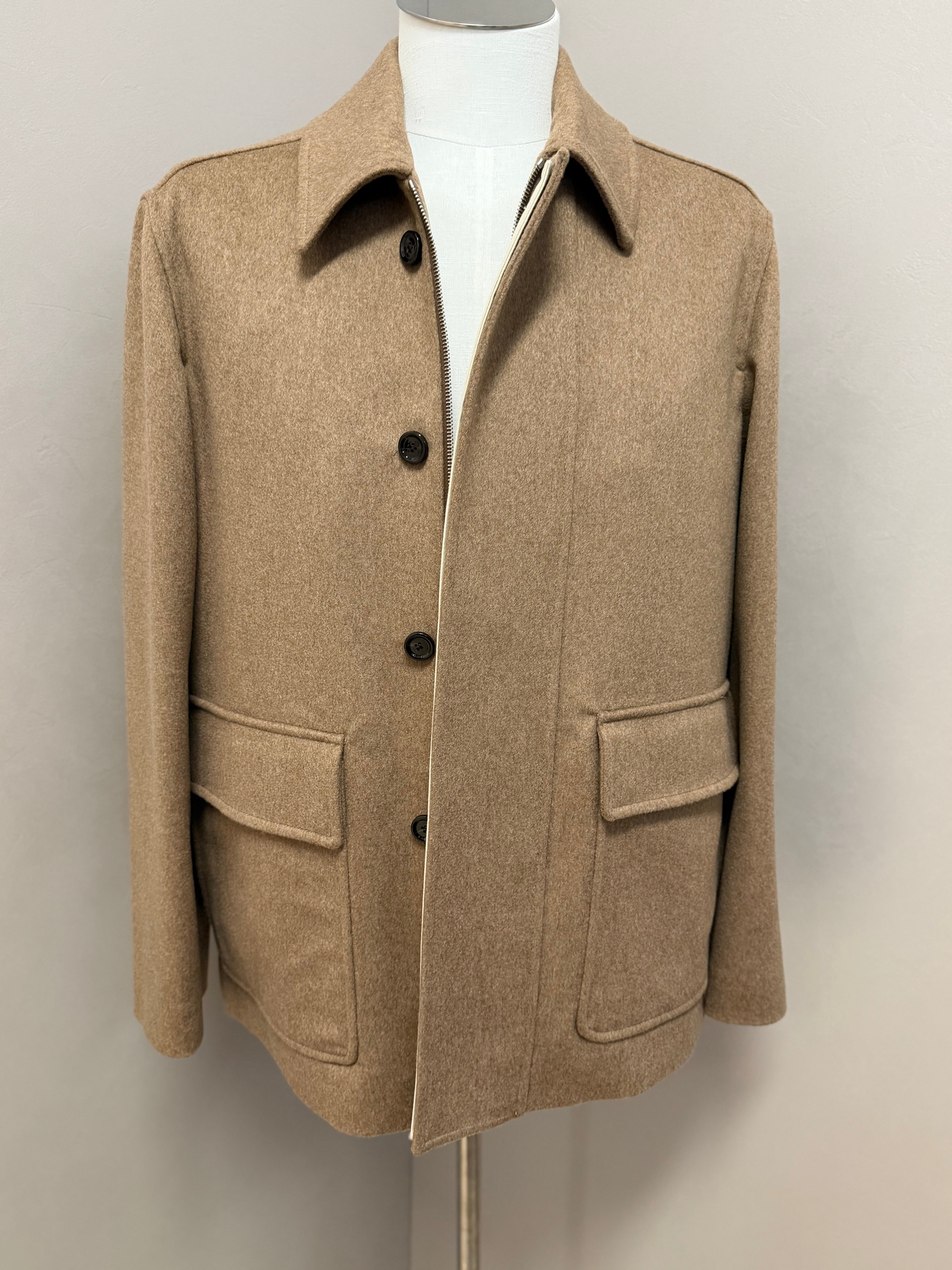 Lardini – Giacca CULKIN in Pura Lana Vergine – Cammello, immagine 3