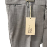 Briglia 1949 Trousers - Tiberios Model - Light Grey Fresh Wool XXL