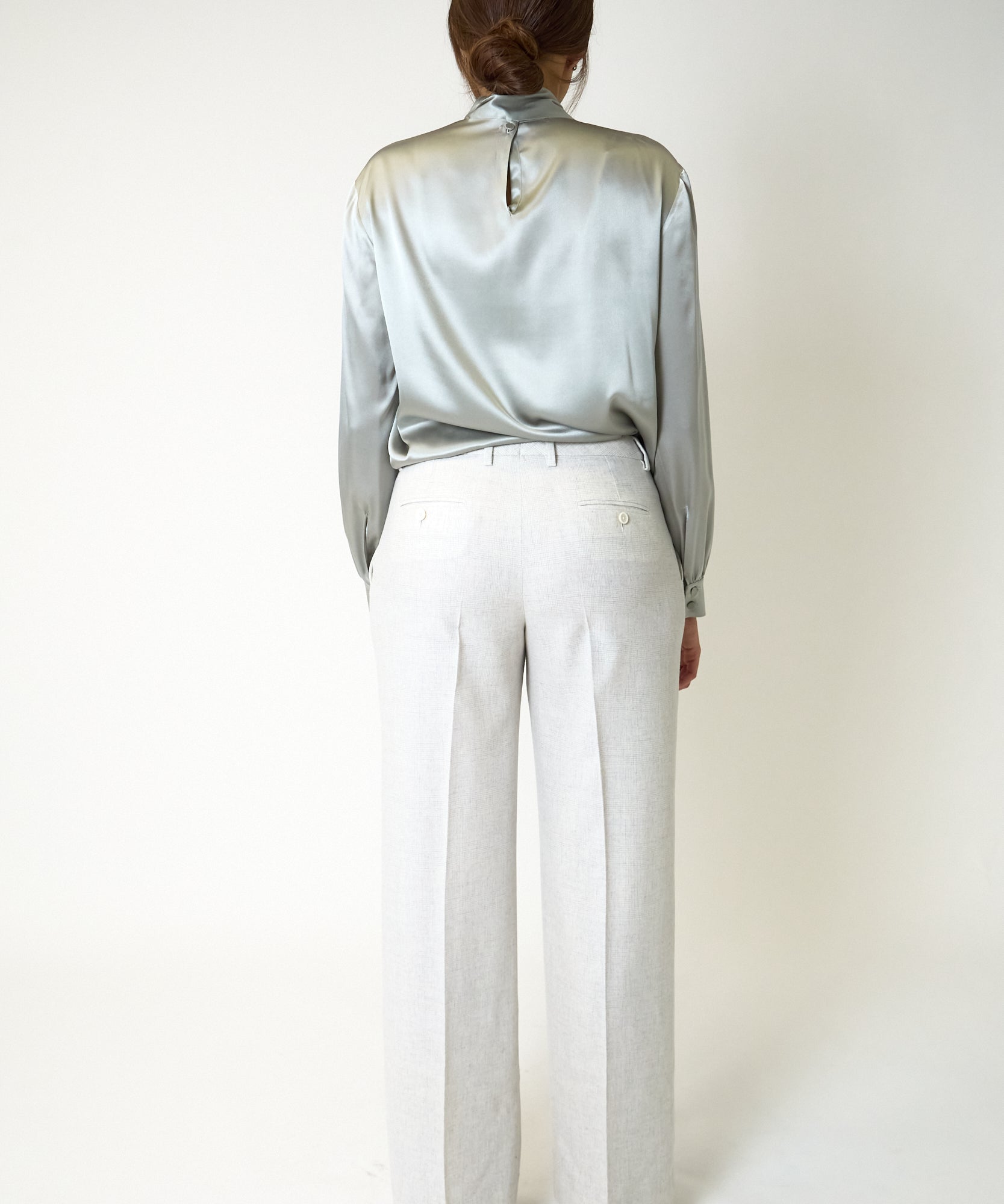 Fez Wide-Leg Tailored Trousers