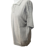 Polo Lardini in Lino e Cotone – Beige Melange – Taglia XL