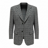 Lardini Virgin Wool and Cashmere Jacket – Prince of Wales Check