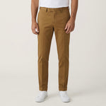 PT Torino – Pantalone Chino Stretch Master Fit con Risvolto – Tabacco / Nocciola Pt01, immagine 2
