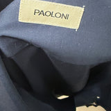 Camicia Paoloni Uomo Blu in Cotone Elasticizzato taglia L collo 41