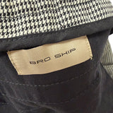Pantaloni Bro-Ship Uomo Pied de Poule BIANCO/NERO Mod. BS-ORLANDO/7031 Tg. 52
