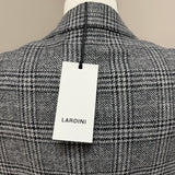 Giacca Uomo Lardini Principe di Galles in Lana Vergine e Cashmere – Grigio