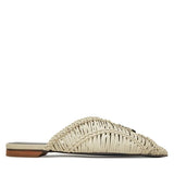Patrizia Pepe Woven Leather Sabot Mules