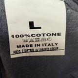 Diego Rodriguez Blue Denim Shirt – Size L – Made in Italy