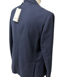 Giacca Lardini "Easy Wear" in Fresco Lana - Blu Navy - Taglia 52
