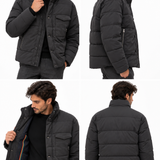 PS Paul Smith – Piumino Uomo Cropped Fibre Down Puffa Antracite