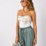 Garden corset top