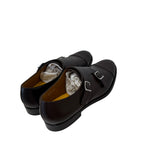 Scarpe Doucal’s Doppia Fibbia in Pelle Marrone – Made in Italy – Taglia 42