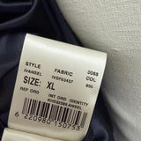 Lardini Cashmere and Wool Jacket/Shirt XL Navy Blue Beautiful