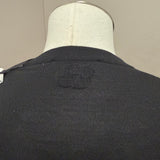 Maglione Lardini Girocollo in Pura Lana Vergine Nero