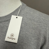 Kangra Crew Neck Pullover - 100% Cotton (Pearl Grey)