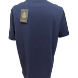 T-shirt Dondup Uomo in Cotone Fiammato Blu – Taglia XL