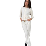 Calvin Klein Women's Jeans – White Straight Fit