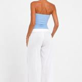 Draped Bodysuit with Side Bow