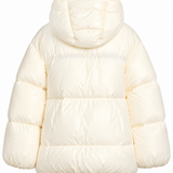 Piumino Vicolo Oversize in Vera Piuma con Cappuccio