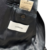 Lardini Double-Breasted Wool Coat - Midnight Blue