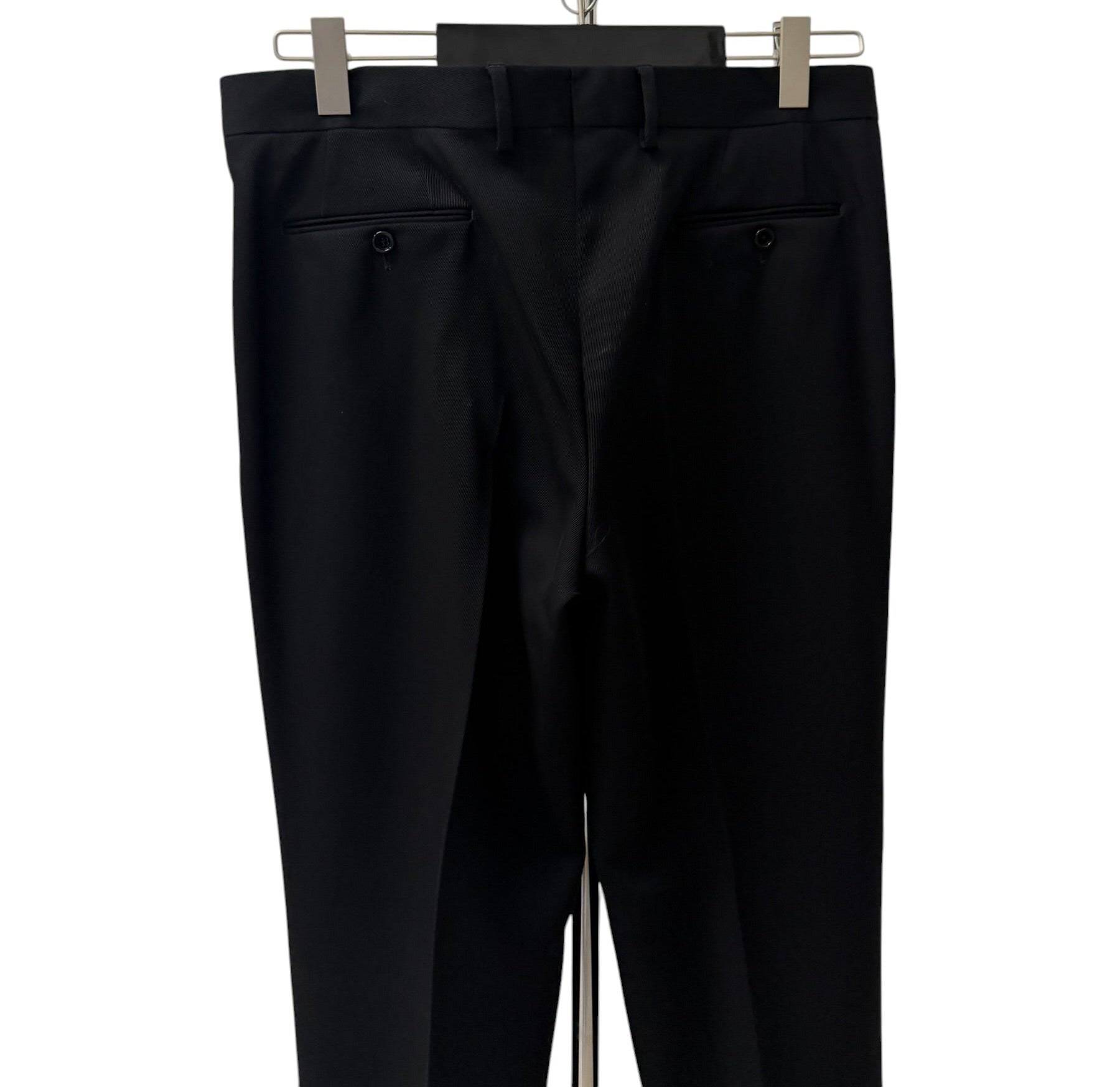 Pantaloni Lardini Eleganti in Pura Lana Vergine Neri - Taglia 52 XL, immagine 7