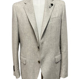 Lardini Virgin Wool and Cashmere Blazer - Melange Grey